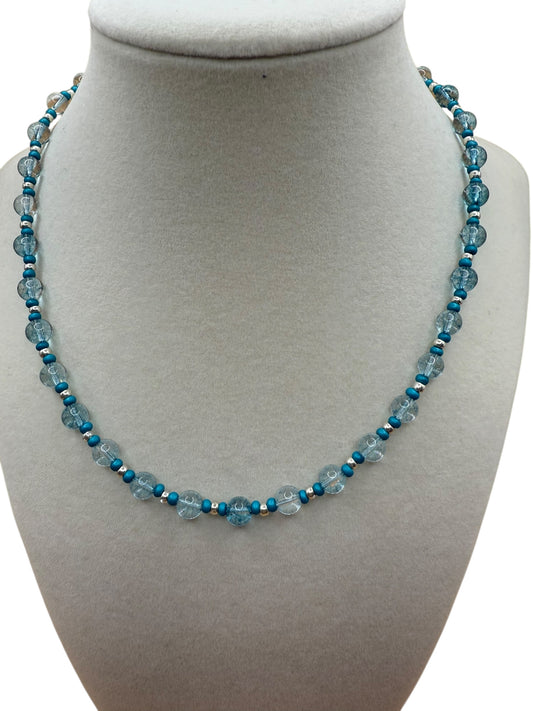 #228-Czech & Japanese Beads w/SP Clasp