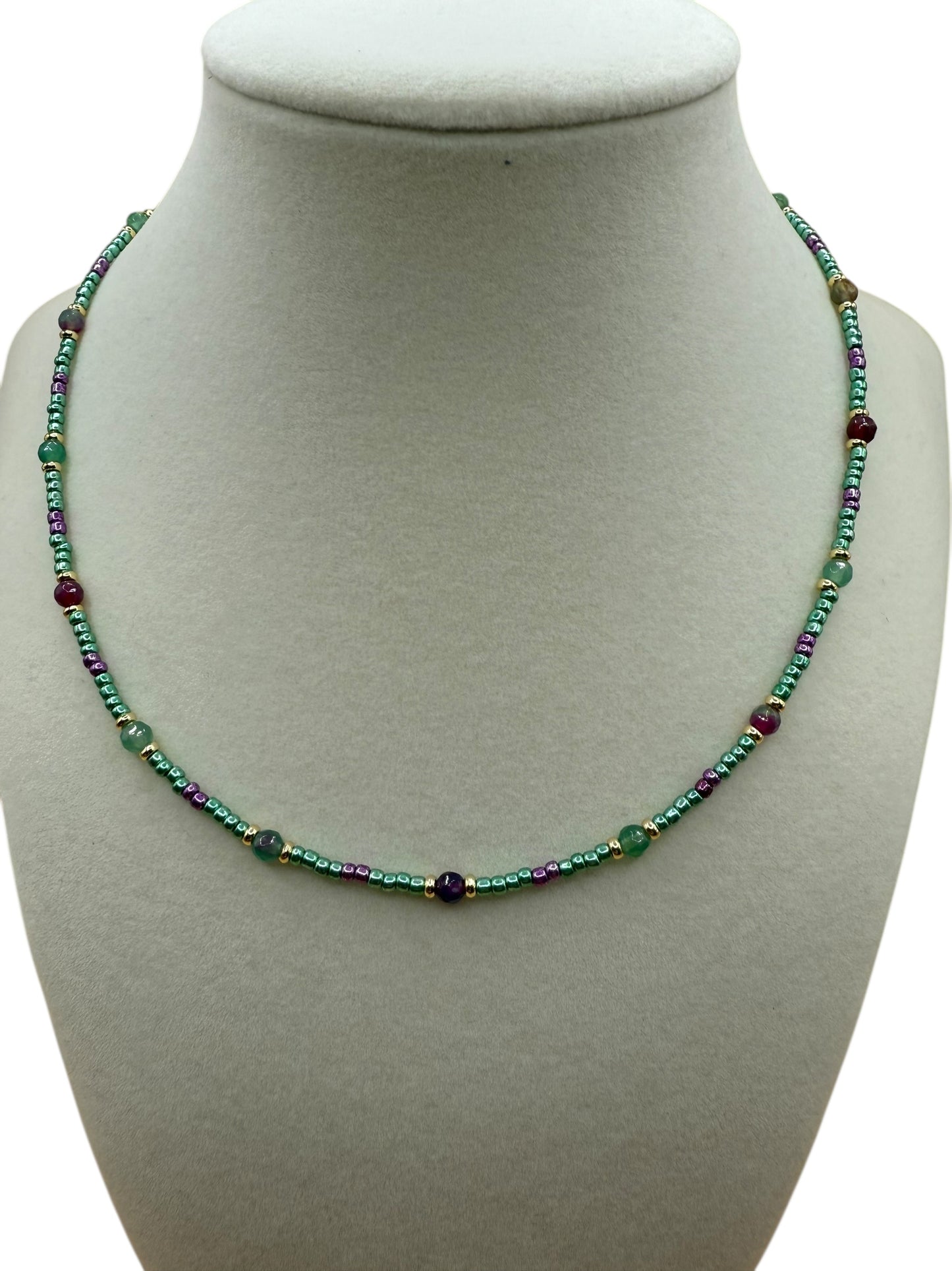 #230-Metallic Seed Beads, GF Findings & Clasp