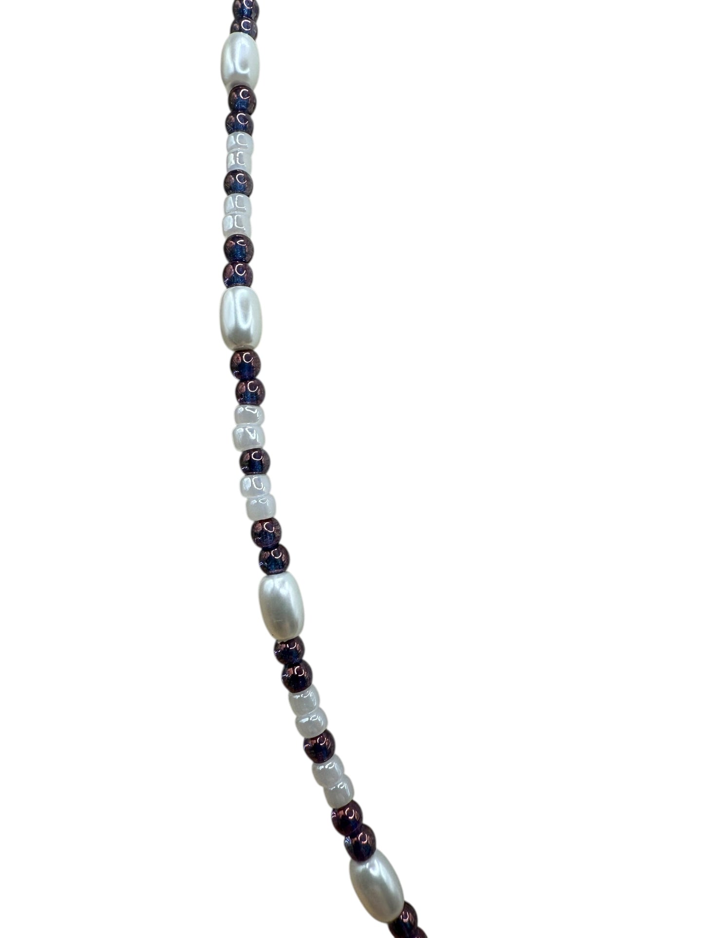 #235-Czech & Glass Beads & SP Clasp