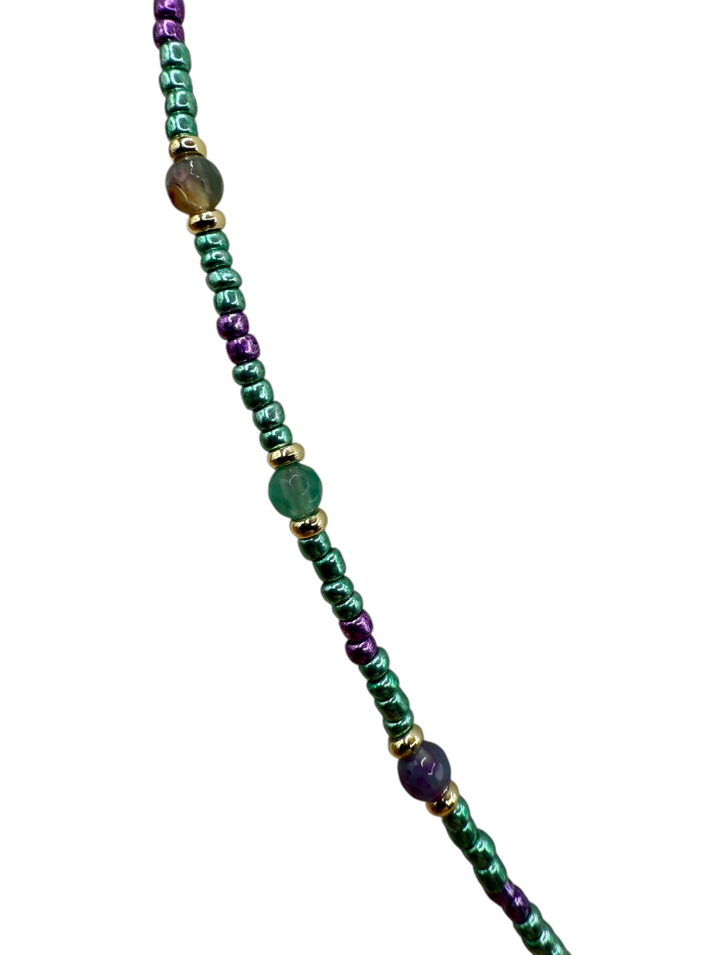 #230-Metallic Seed Beads, GF Findings & Clasp