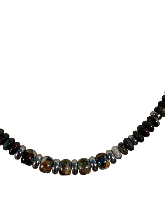 #239-Dragons Blood Jasper Necklace