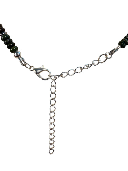 #239-Dragons Blood Jasper Necklace