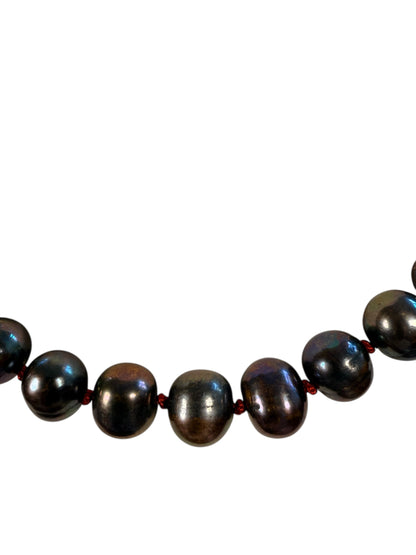 #166-Fresh Water Potato Pearl Necklace with GF Findings