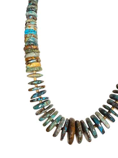 #174-Turquoise & Japanese Seed Beads