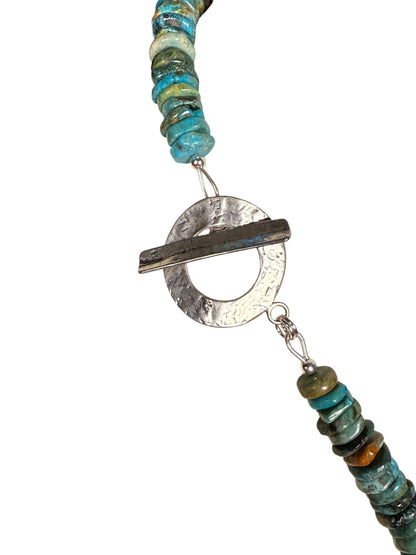 #174-Turquoise & Japanese Seed Beads