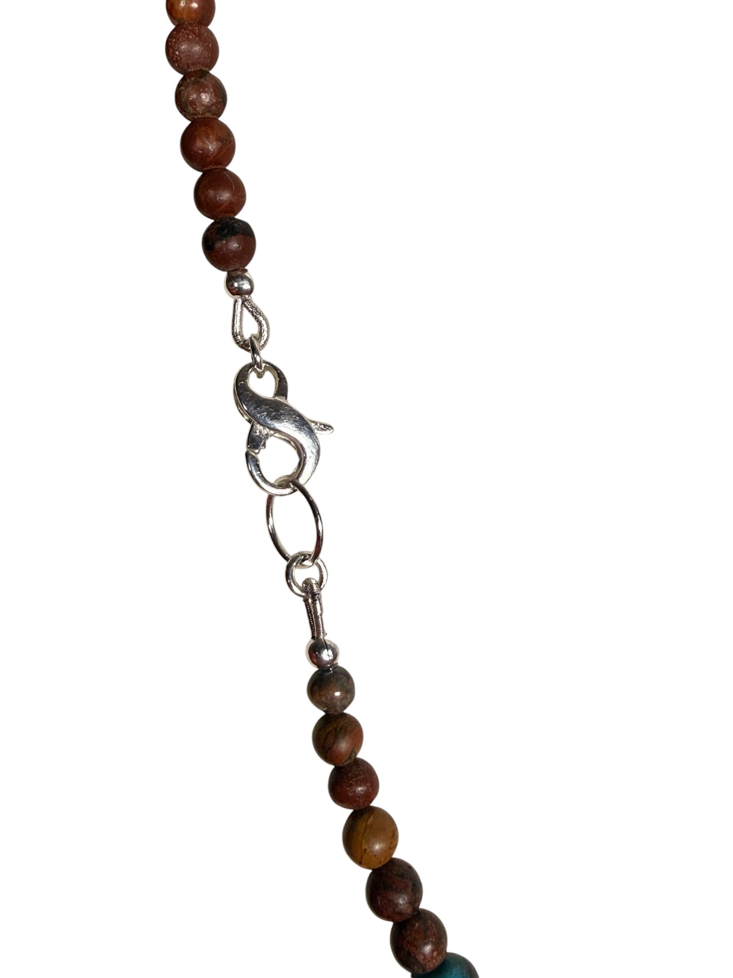 #179-Turquoise & Spiny Oyster with SS Clasp