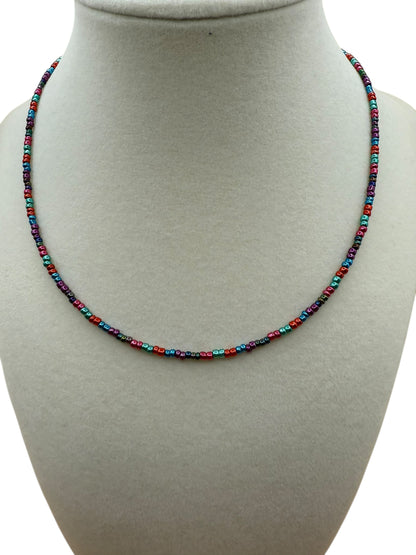 #229-Metallic Seed Beads, SP Clasp