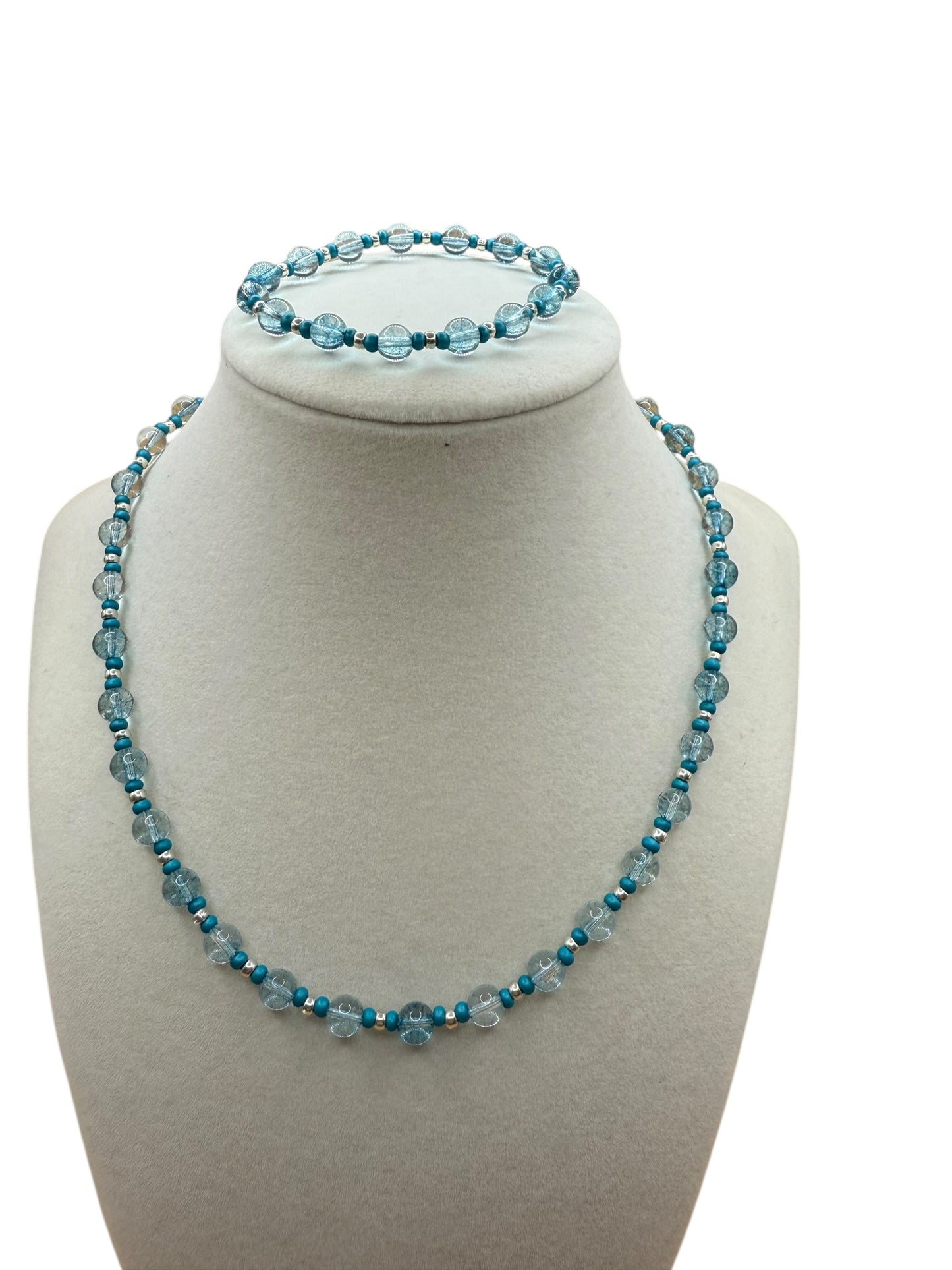 #228-Czech & Japanese Beads w/SP Clasp