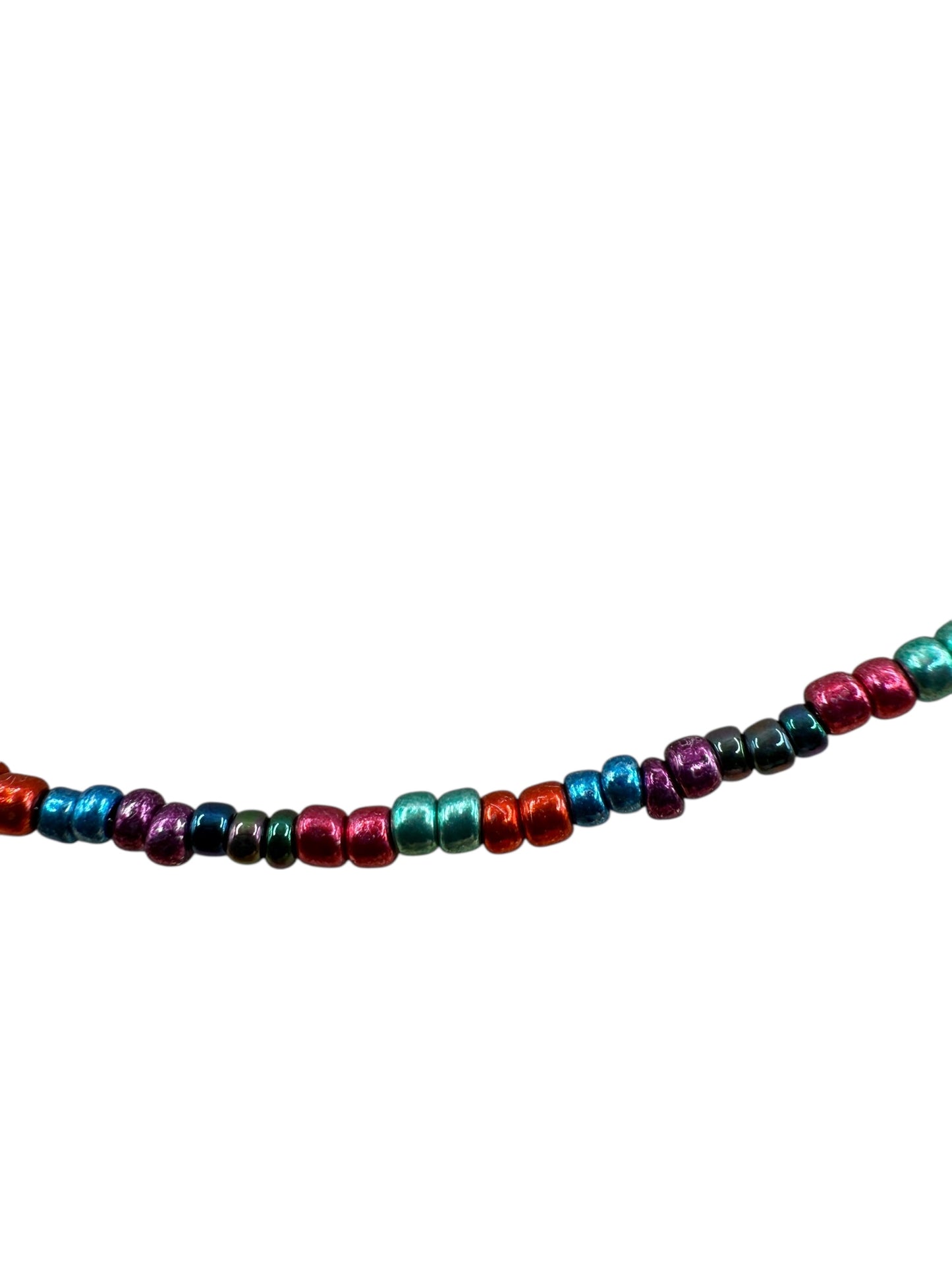 #229-Metallic Seed Beads, SP Clasp