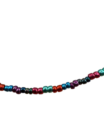 #229-Metallic Seed Beads, SP Clasp