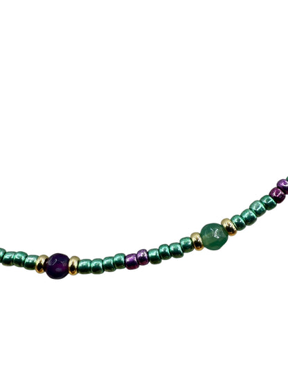 #230-Metallic Seed Beads, GF Findings & Clasp