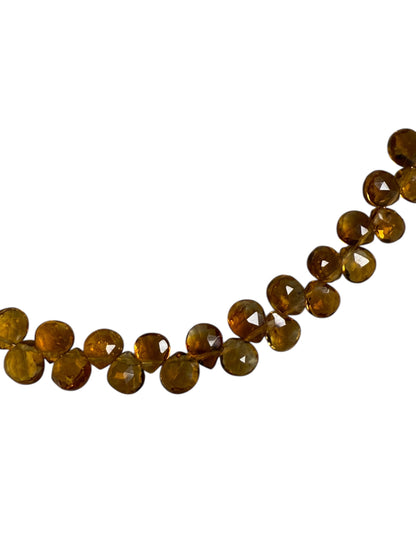 #142-Citrine Necklace on Gold Filled Chain