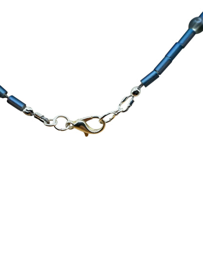 #233-Glass Beads & SP Clasp